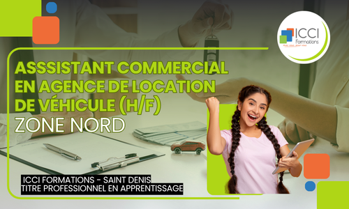 Assistant Commercial en Agence de Location de Voiture (H/F) - Zone Nord 14 Assistant commercial en agence de location Est