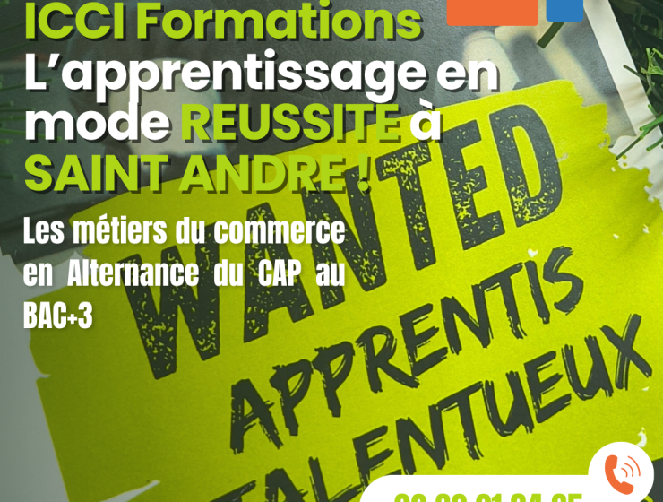 🚀 Trouve ton alternance à Saint-André : Lance ta carrière dans le commerce avec ICCI Formations ! 19 Post de Saint Andre V2