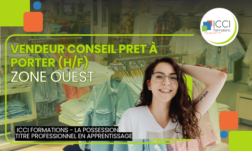 Vendeur en pret a porter V3 Ouest