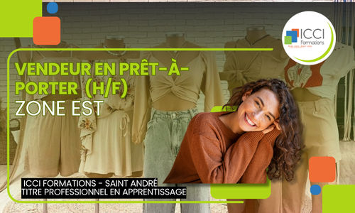 Vendeur en pret a porter feminin Est 1